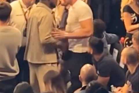 New footage shows moment ‘coward’ Tommy Fury’s brawl with fellow Love Islander Idris Virgo kicks..