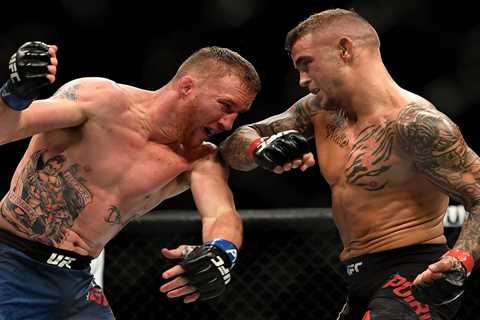 Dana White announces three mega UFC fights including Dustin Poirier vs Justin Gaethje 2 for BMF..