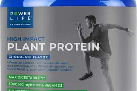 Tony Horton PowerLife High Impact Plant Protein with 3000 MG of HMB (Chocolate) by PowerLife