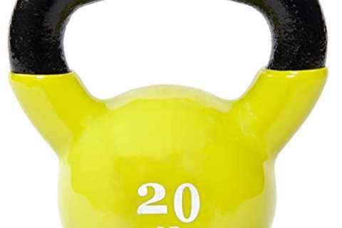 Everyday Essentials All-Purpose Color Vinyl Coated Kettlebell, 20 Pounds by Everyday Essentials