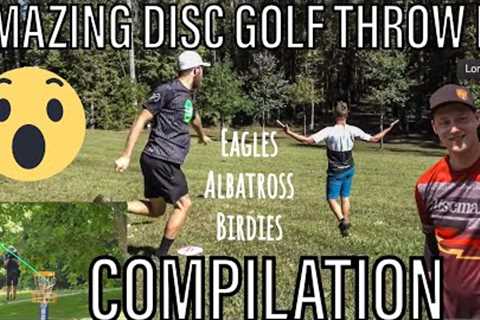 DISC GOLF LONG DISTANCE THROW IN COMPILATION - EAGLES - BIRDIES - ALBATROSS