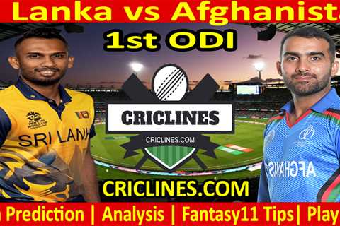 Today Match Prediction-SL vs AFG-Dream11-1st ODI-2023-Who Will Win