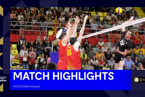 Match Highlights | North Macedonia vs. Belgium I CEV Volleyball European Golden League 2023