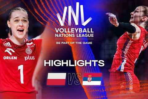 POL vs.  SRB – Highlights Week 1 | Women’s VNL 2023