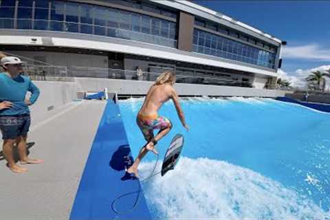 Surfing a 100 MILLION Dollar WAVE POOL!