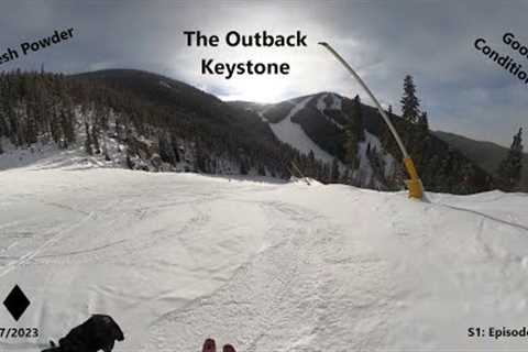 The OUTBACK at Keystone SOOO GOOD | Colorado Skiing | S1: Episode 29