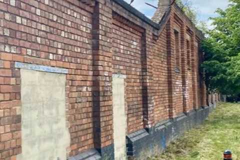 Abandoned Premier League stadium demolished for housing estate with tiny sliver of original ground..