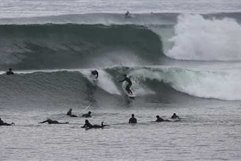 Beautiful and Chaotic Malibu Surf