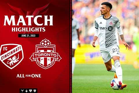 MATCH HIGHLIGHTS: Toronto FC at FC Cincinnati | June 21, 2023