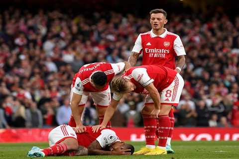 Dramatic impact injuries had on Arsenal and Man City title race revealed by new stats as Man Utd..