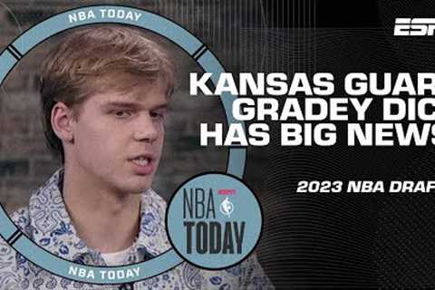 BREAKING: Kansas freshman guard Gradey Dick declares for the 2023 NBA Draft | NBA Today