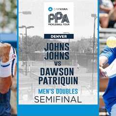 Johns brothers take on Dawson and Patriquin in the Semifinals