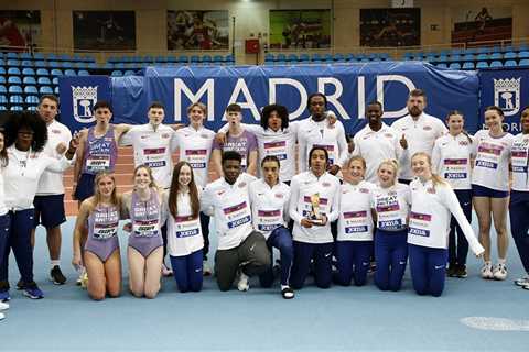 Great Britain triumphant at inaugural DNA U20 Indoors match