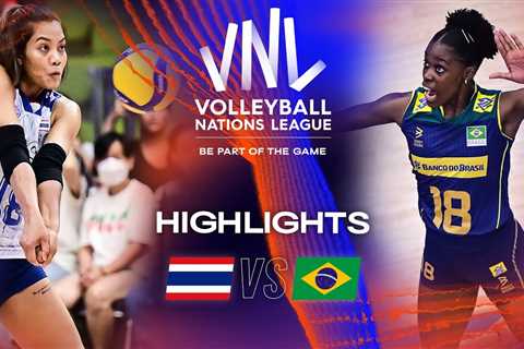 THA vs.  BRA – Highlights Week 3 | Women’s VNL 2023