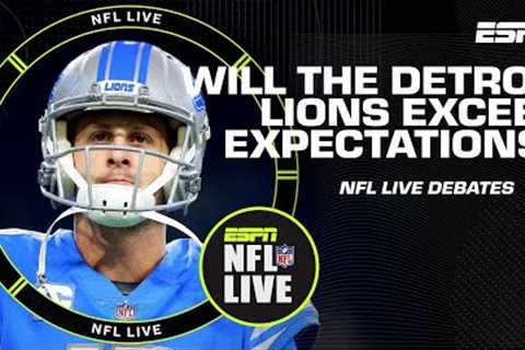 Will the Detroit Lions exceed expectations this season? NFL Live debates