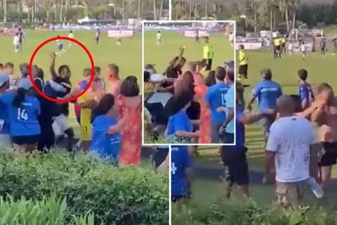 Father tries to stab another dad in shocking scenes at international youth game in Spain