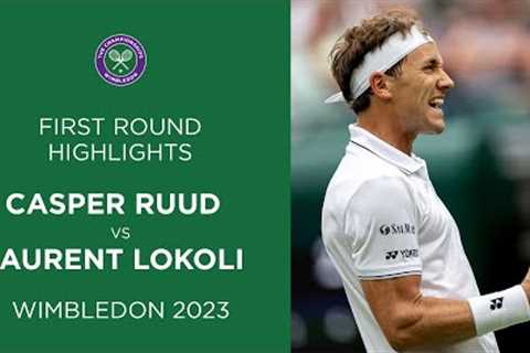 Ruud Battles To Victory | Casper Ruud vs Laurent Lokoli | Match Highlights | Wimbledon 2023