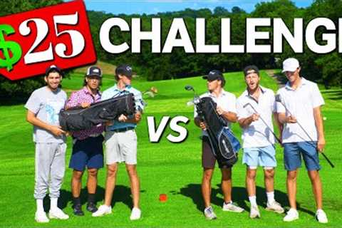 3v3 Thrift Store Golf Challenge | Golfing on a $25.00 Budget!