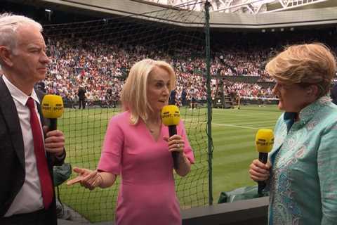 John McEnroe makes incredible transformation from striking outfit on live TV into suit and tie on..