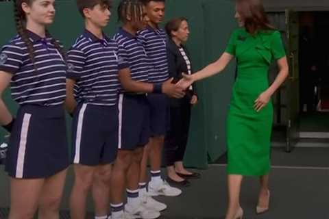 Wimbledon viewers heartbroken for ball boy after he is snubbed by Kate Middleton live on BBC