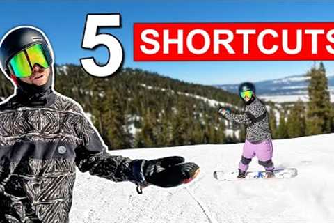 5 Shortcuts To Instantly Improve Your Snowboarding