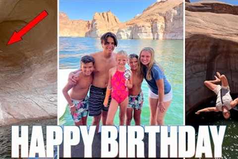 HAPPY BIRTHDAY HAZYL BINGHAM | 8-YEAR-OLD RIDING JET SKIS AND JUMPING OFF CLIFFS IN LAKE POWELL