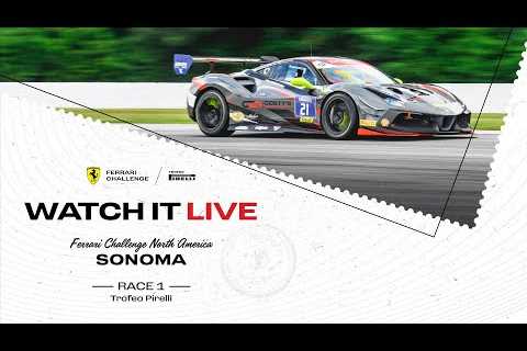 Ferrari Challenge North America | Round 5 Sonoma Trofeo Pirelli Race 1