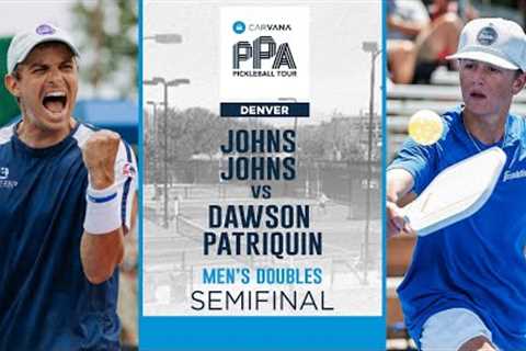 Johns brothers take on Dawson and Patriquin in the Semifinals