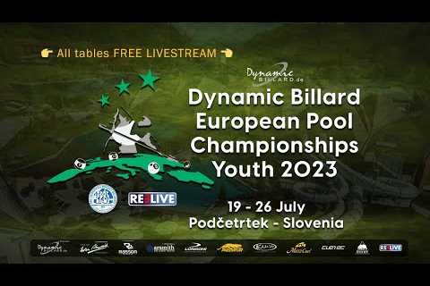 FINAL 9Ball Dominik JASTRZAB vs Dennis LASZKOWSKI DynamicBillard European Pool Championships Youth23