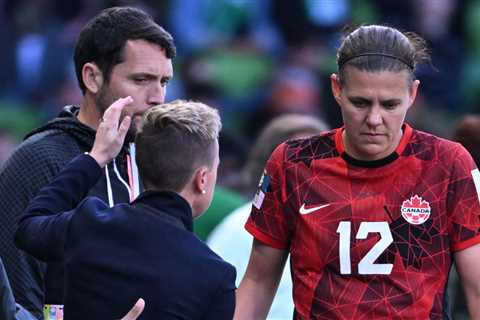 Canada icon Christine Sinclair named to the bench in a Women’s World Cup match for the first time..