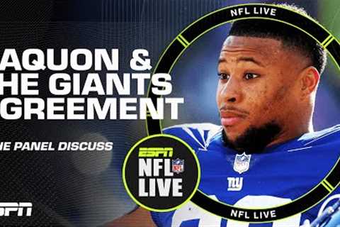 How Saquon Barkley & the Giants came to an agreement on a 1-year deal | NFL Live