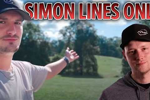 Simon Lines Only Disc Golf Challenge