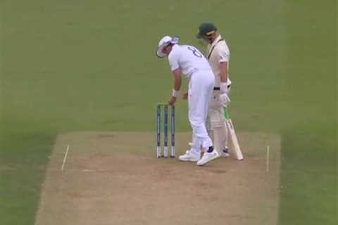 Watch Ashes hero Stuart Broad’s sneaky move to ‘change his luck’… and it pays off very next ball vs ..