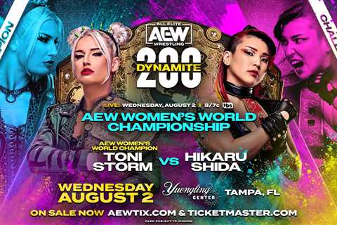 Toni Storm vs. Hikaru Shida Set For 200th Dynamite Episode