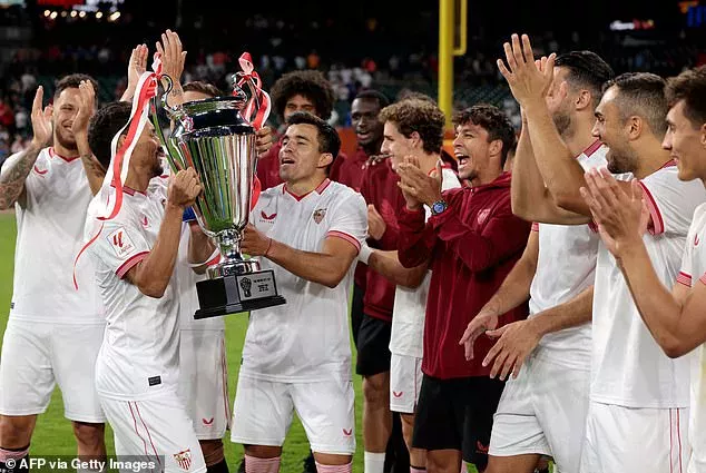 Sevilla beats Crystal Palace in penalty shootout after 1-1 tie to win Motor City Cup in Detroit