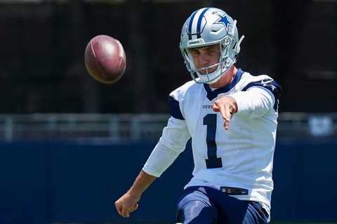 Cowboys training camp: UDFA Brandon Aubrey takes first steps in kicking competition