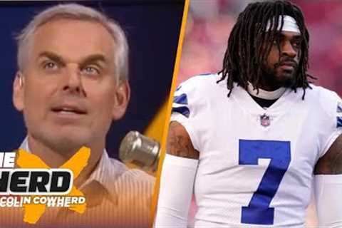 THE HERD | Colin Cowherd SHOCKED Trevon Diggs trash talks Dak Prescott at Cowboys practice