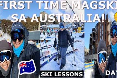 PART 1 OF DAY 2: ADULT MORNING GROUP 2HRS OF SKIING LESSON AT FALLS CREEK AUS + WALKING TOUR 2023