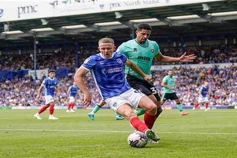 Portsmouth clash bizarrely SUSPENDED as ref walks down tunnel with the ball before FAN ‘takes over..