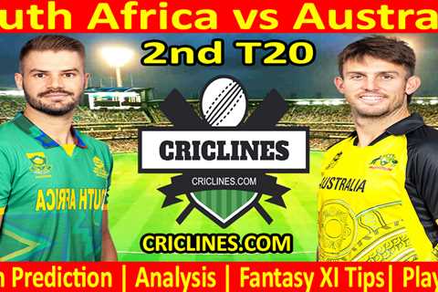 Today Match Prediction-SA vs AUS-Dream11-2nd T20 Match-2023-Who Will Win