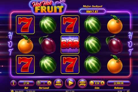 Hot Hot Fruit Slot – Fruity Symbols, Bonuses and Big Prizes