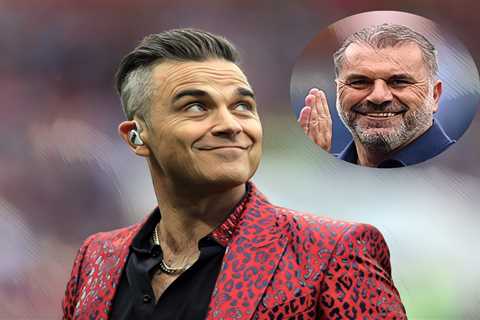 Robbie Williams sings I’m Loving Big Ange Instead tribute