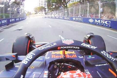 F1 fans in tears as 'Godzilla's kid' gets run over during Singapore GP practice