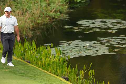 Watch Rory McIlroy hit ‘luckiest golf shot ever’ at BMW PGA Championship at Wentworth as..