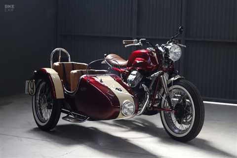 Family Wagon: A four-up Moto Guzzi V7 sidecar rig from Madrid