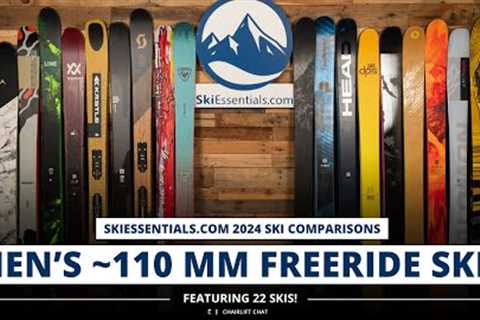 2024 Men''s 110 mm Freeride Ski Comparison with SkiEssentials.com