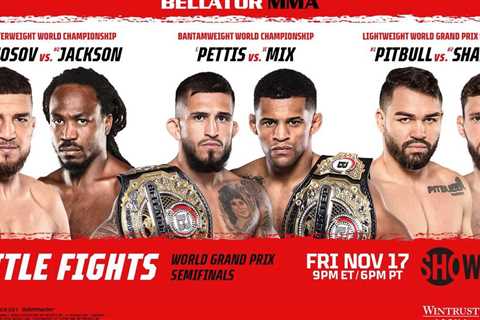 Latest Bellator 301 fight card, rumors for ‘Amosov vs. Jackson’ on Nov. 17