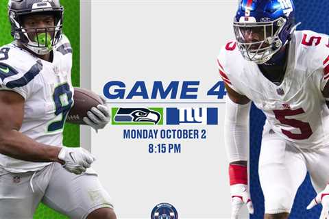 Giants vs. Seahawks, Week 4: Live updates!