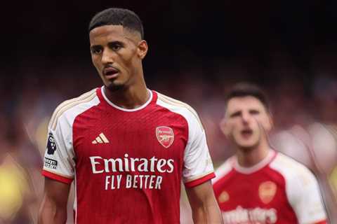 Arsenal boss Arteta delighted with Saliba developlment