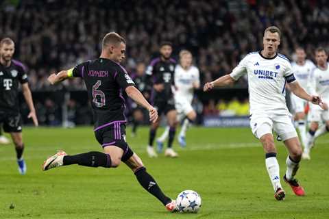 Joshua Kimmich says Bayern Munich’s game vs Copenhagen was a tough one